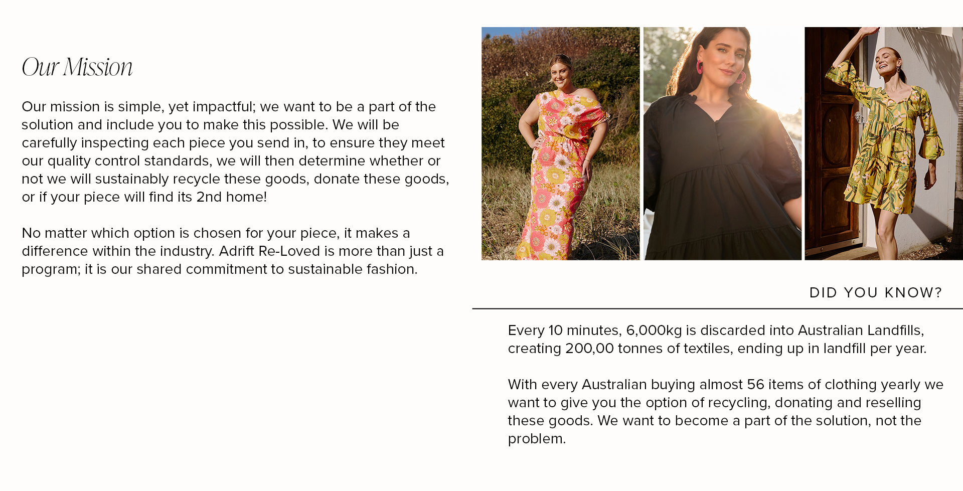 Shop at Adrift now!