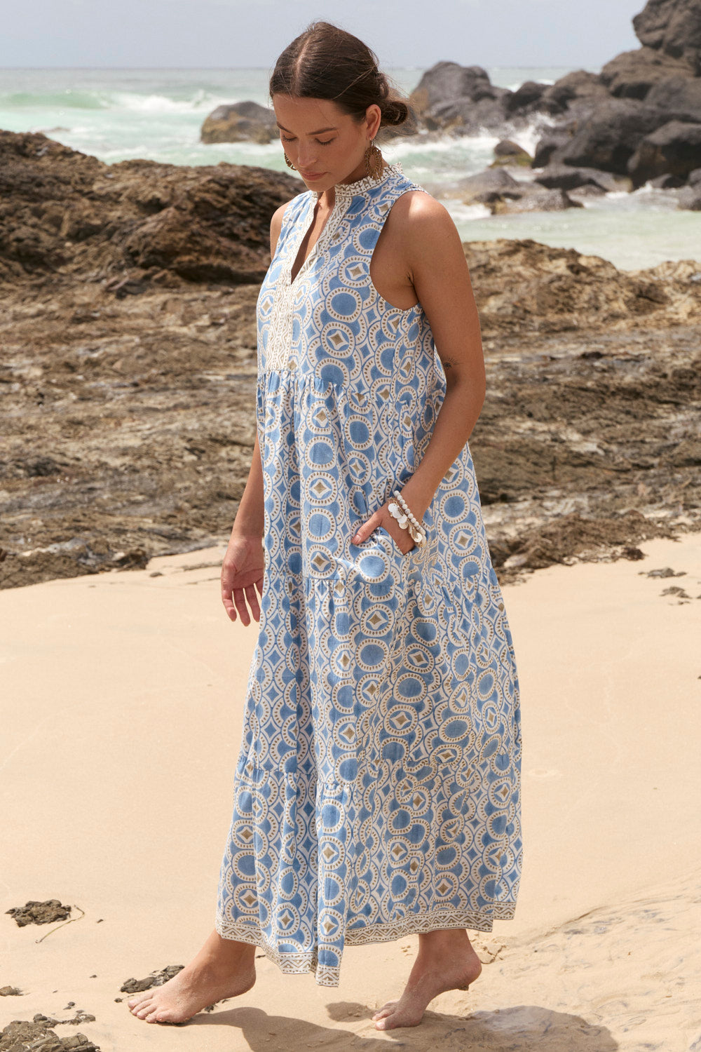 Rita Frill Dress in Elysian