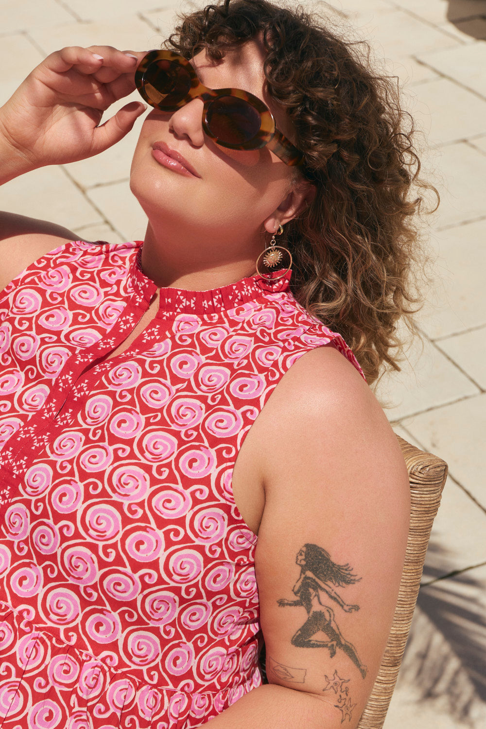 Rita Frill Dress in Emberlyn