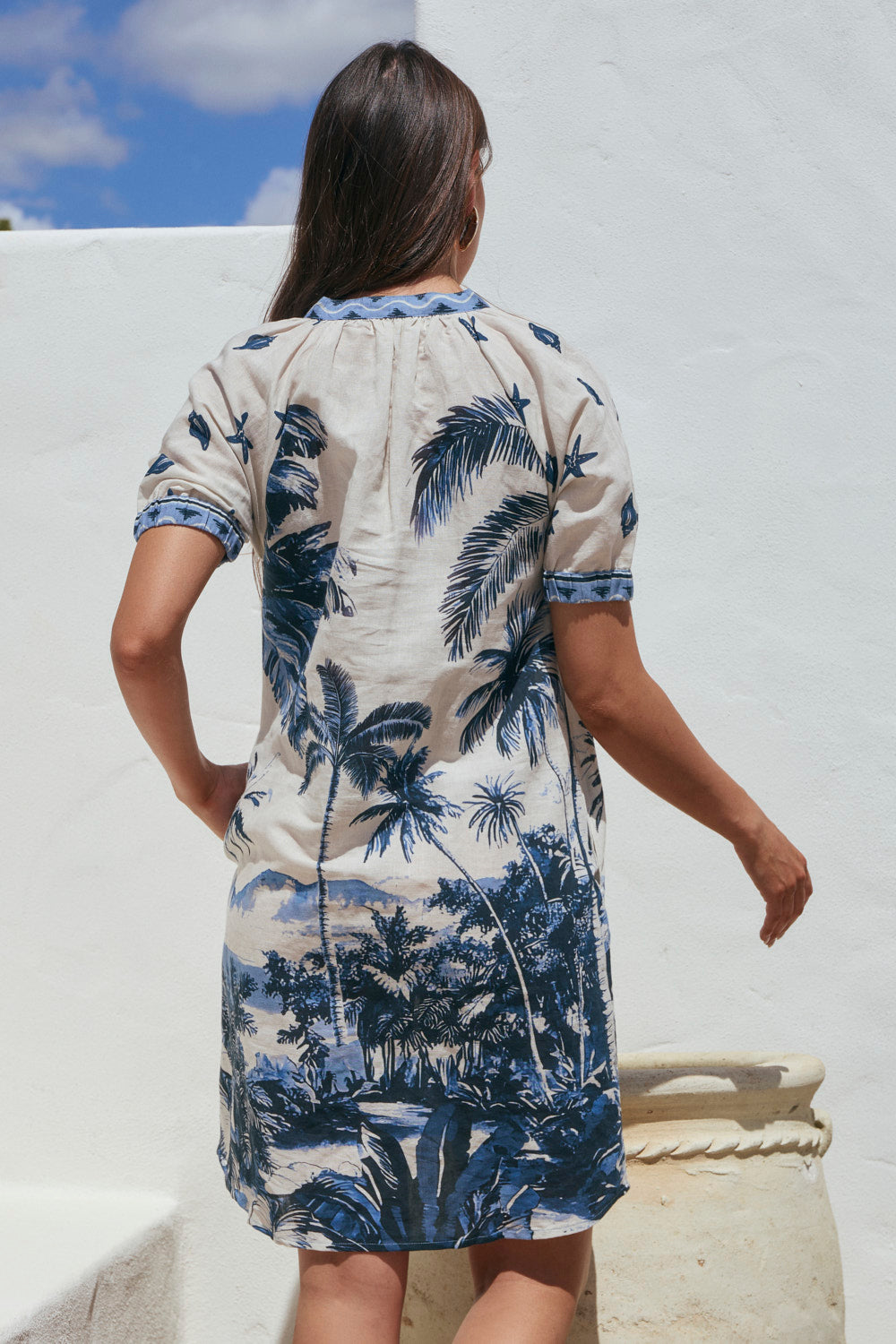 Robin Tunic Dress in Bahama Breeze