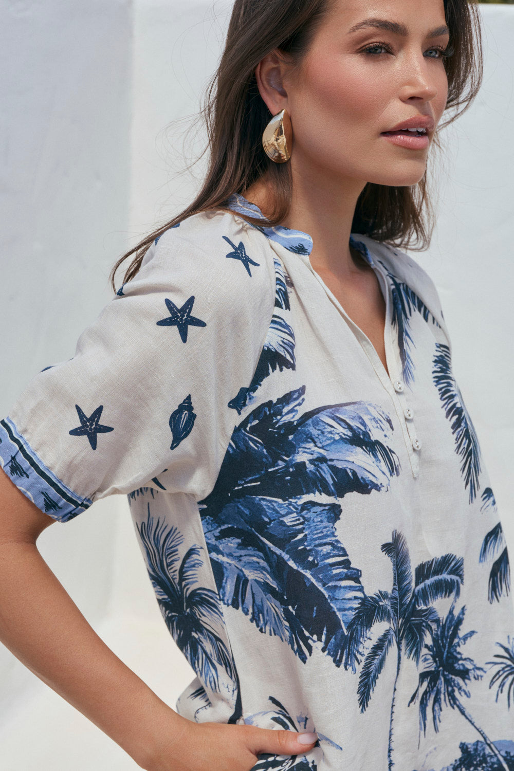 Robin Tunic Dress in Bahama Breeze