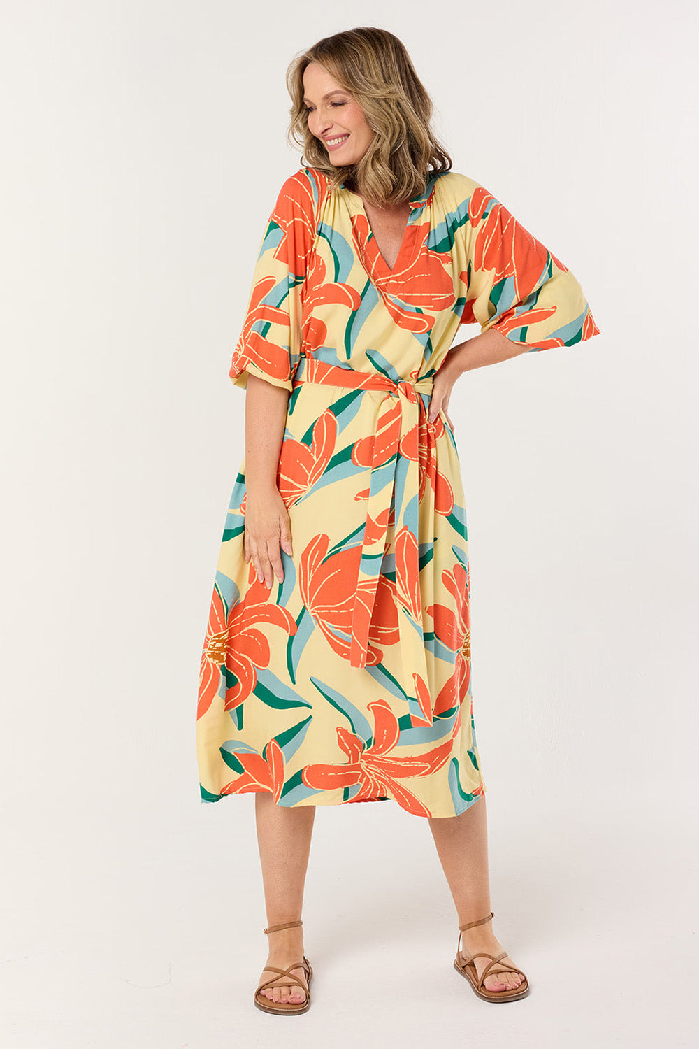 Robin Tunic Dress in Waikiki Bloom