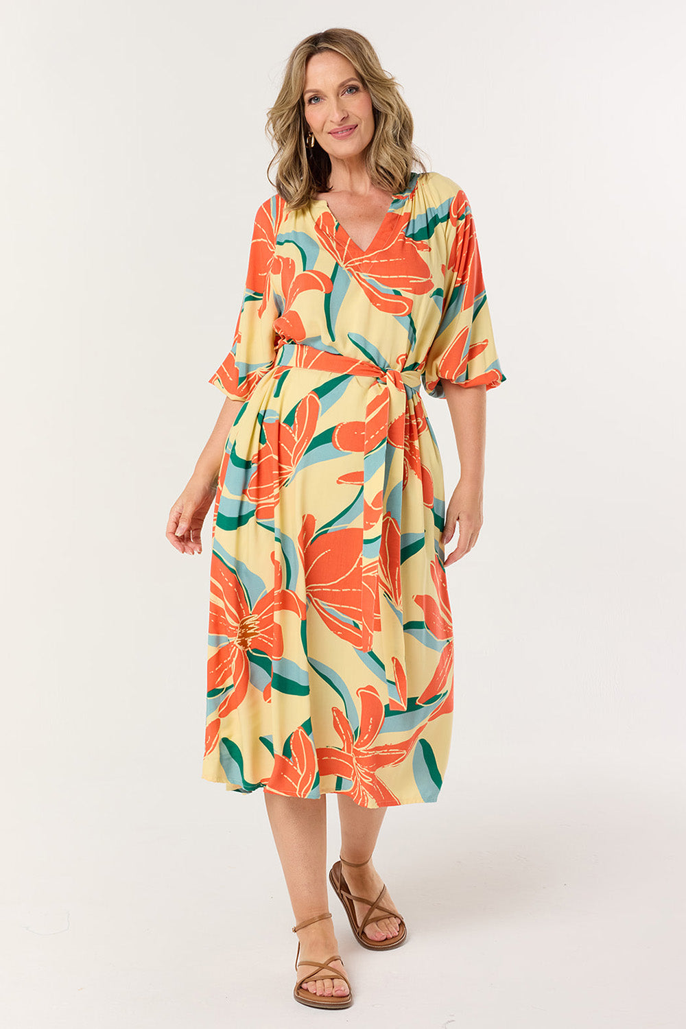 Robin Tunic Dress in Waikiki Bloom
