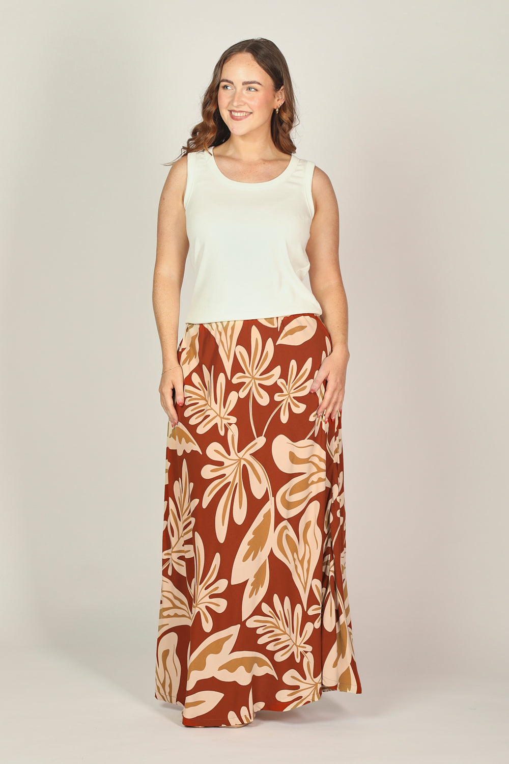 Sabina Maxi Skirt in Malibu Sunset