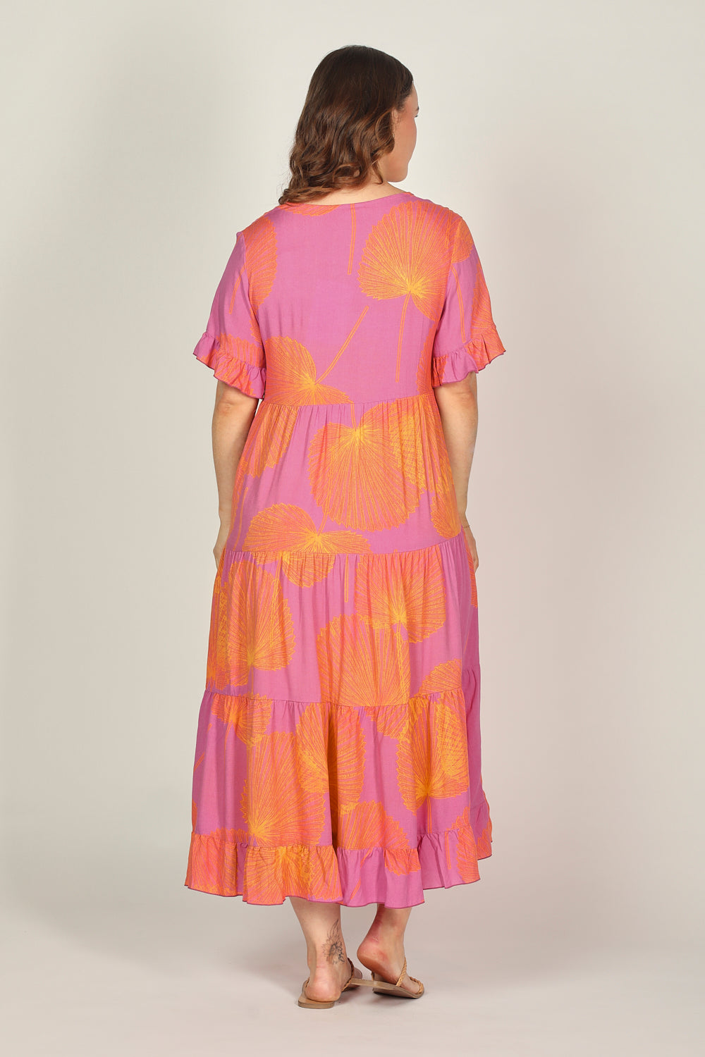 Sabre Frill Dress in Summer Solstice