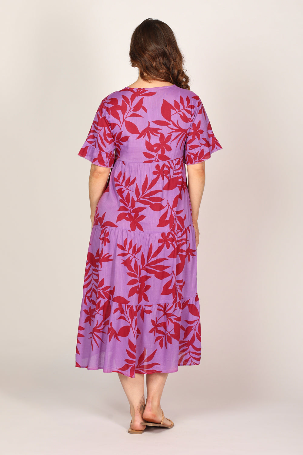 Sabrina Maxi Dress in Fuchsia Fever