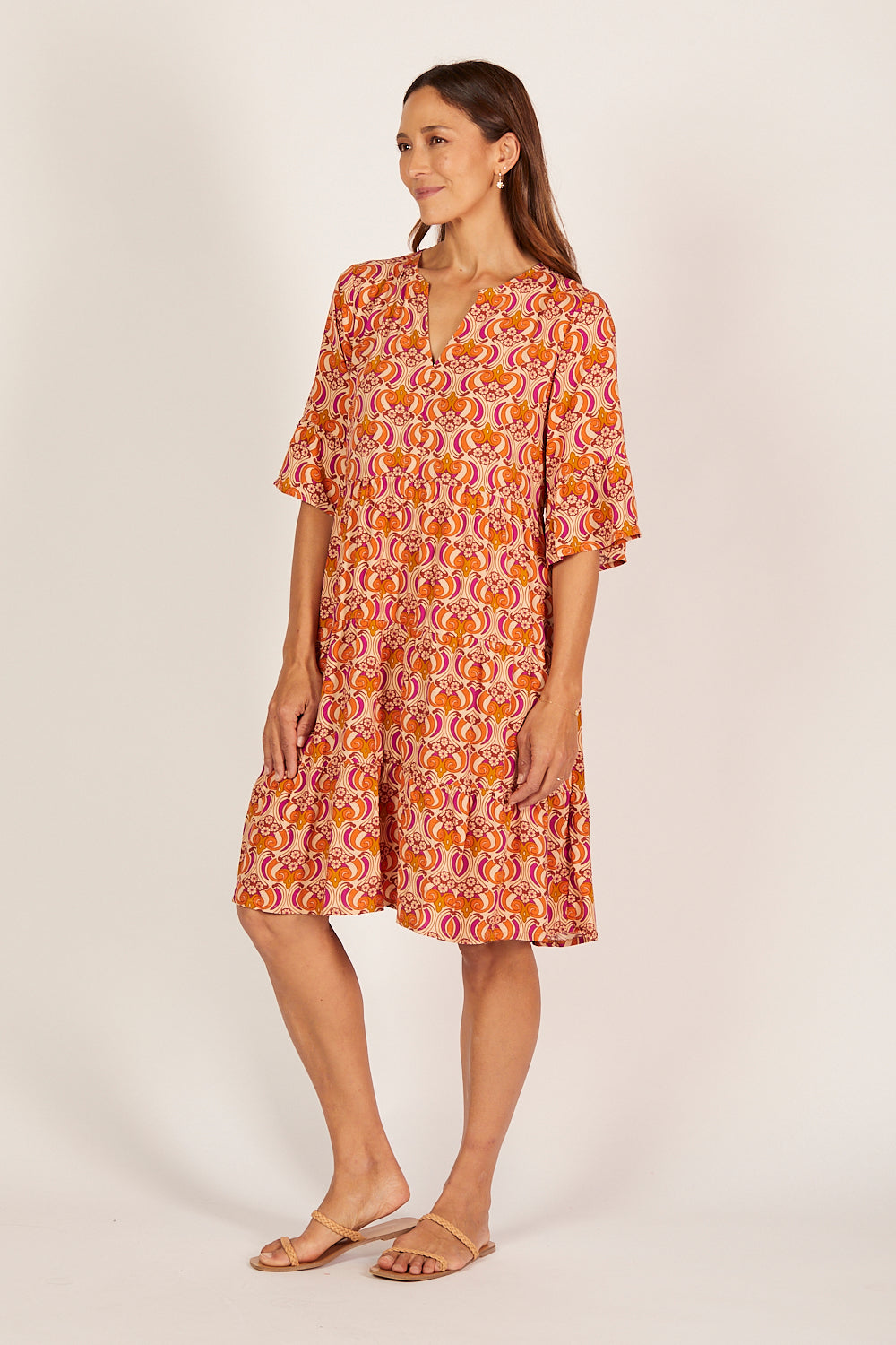 Scout Tiered Dress in Go Go