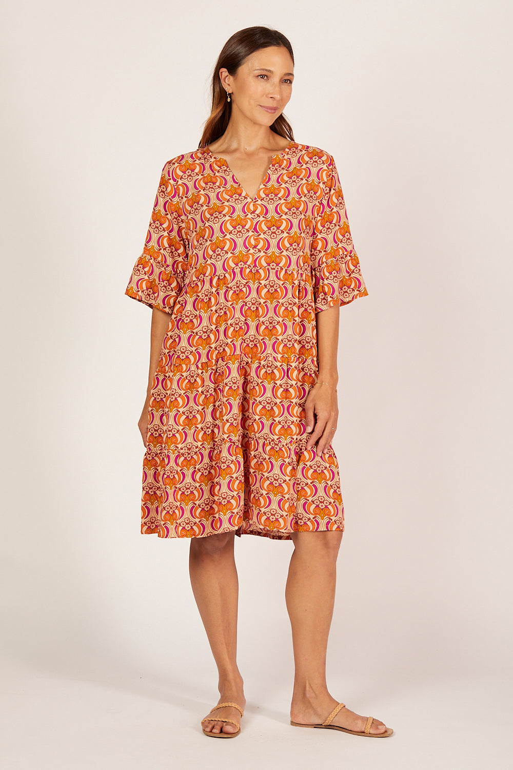 Scout Tiered Dress in Go Go