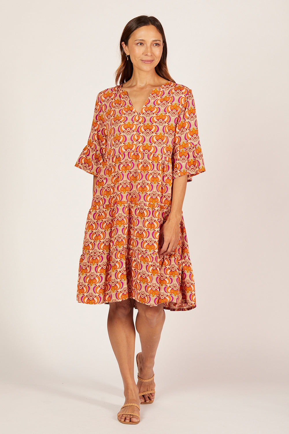 Scout Tiered Dress in Go Go