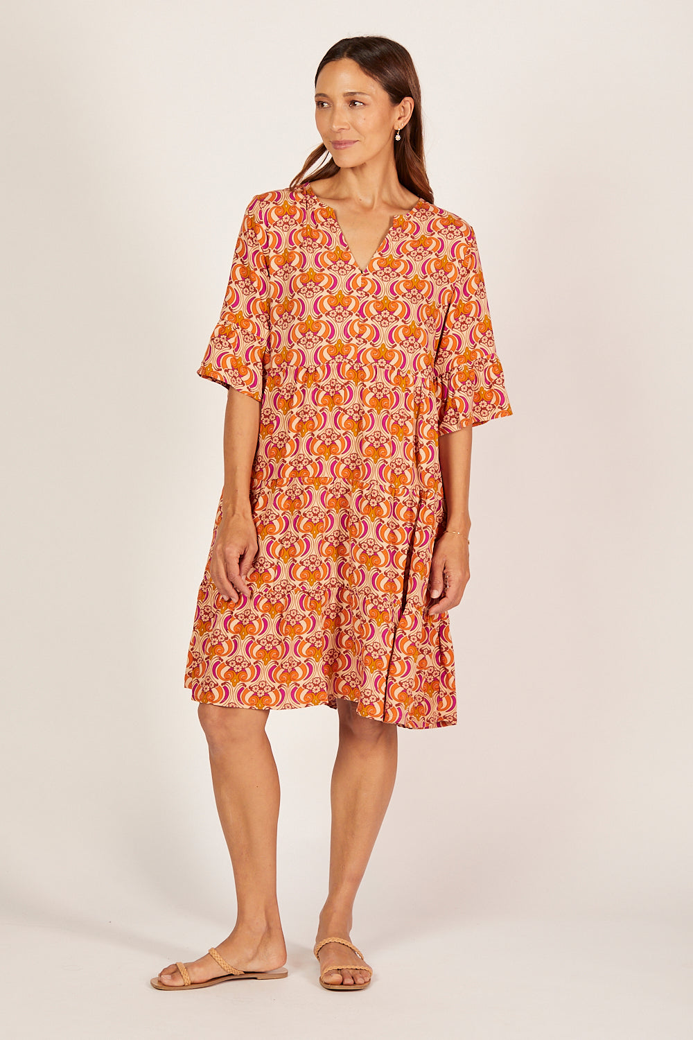 Scout Tiered Dress in Go Go