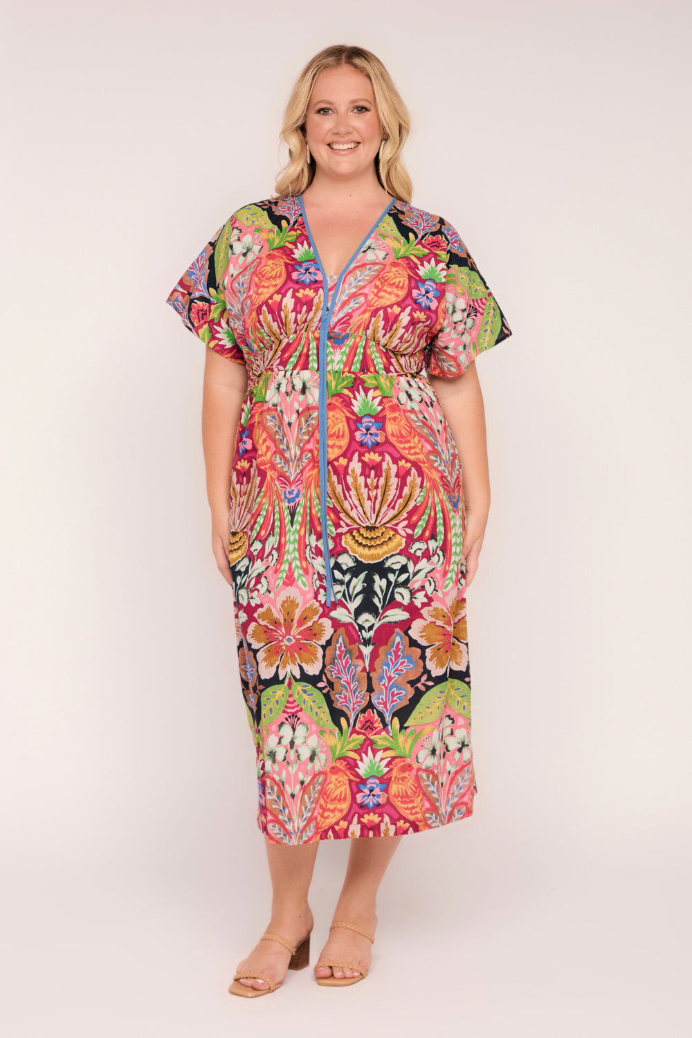 Selma Kimono Dress in Notting Hill