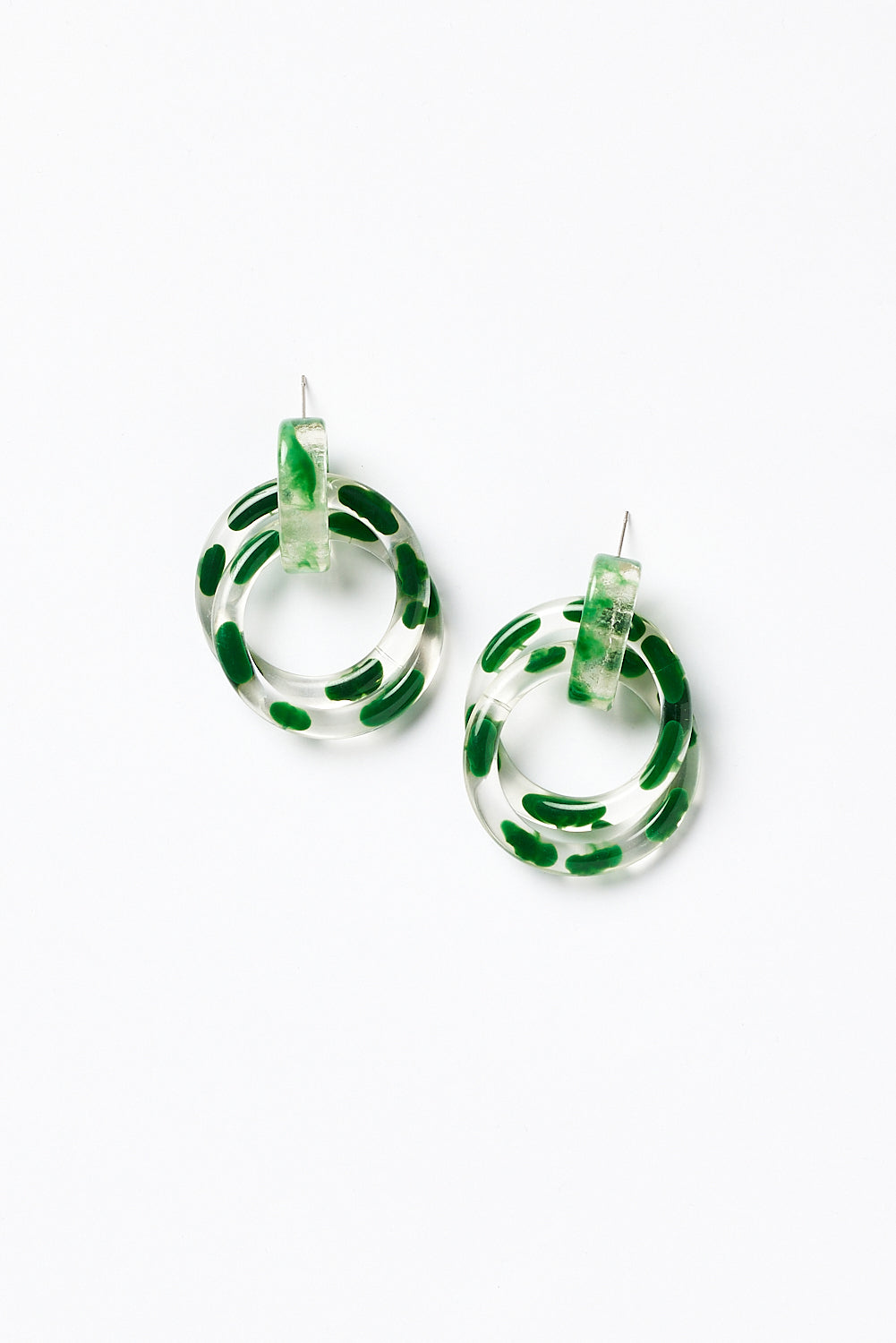 Sky Way Earrings in Green