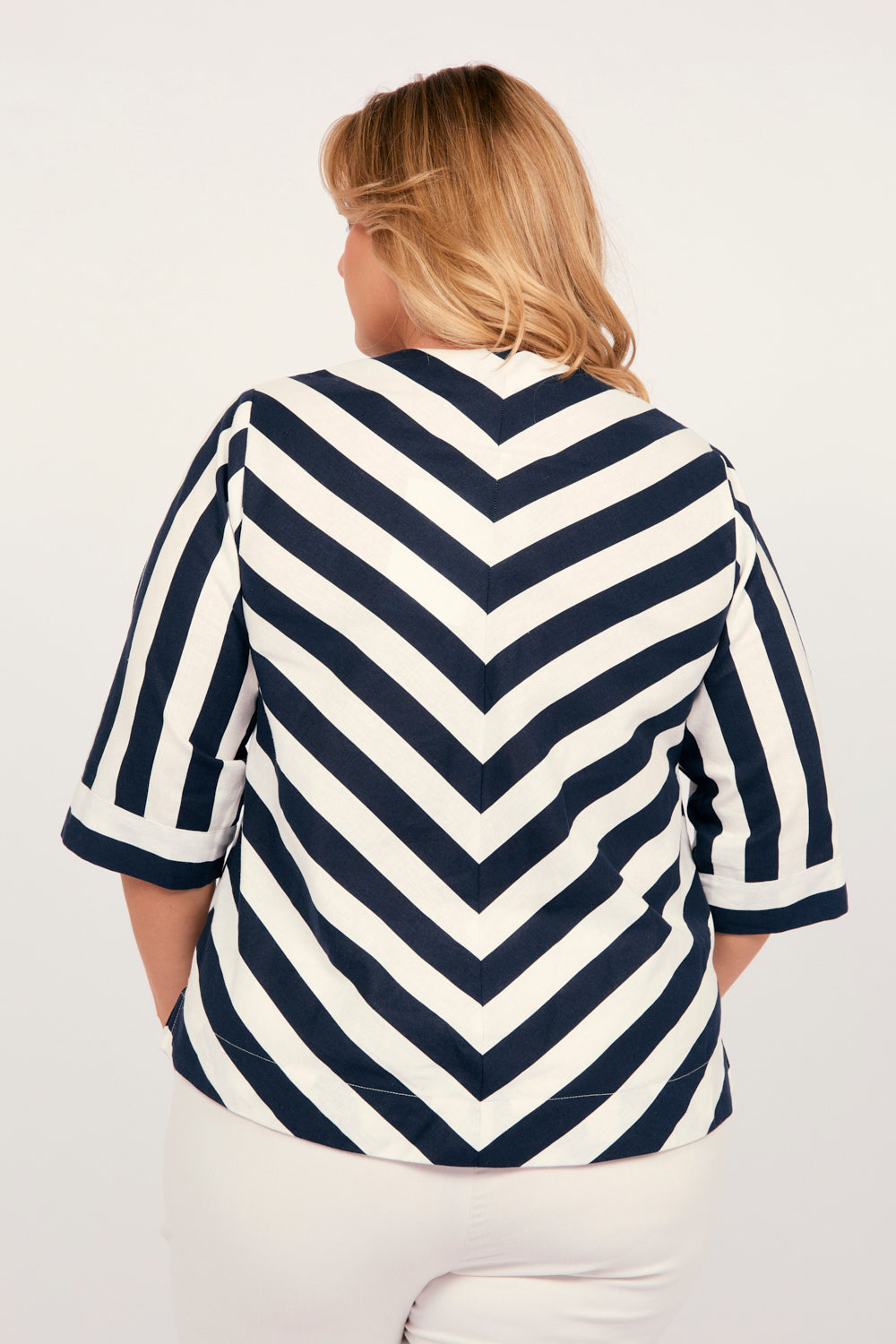 Tamara 3/4 Sleeve Top in Voyager