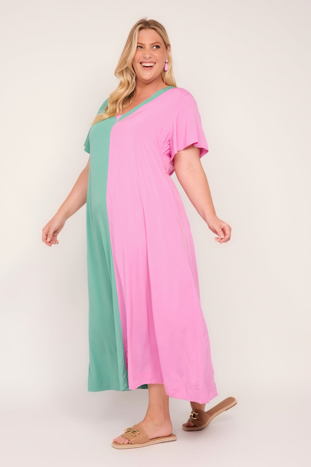 Tamryn Dress in Duo Delight