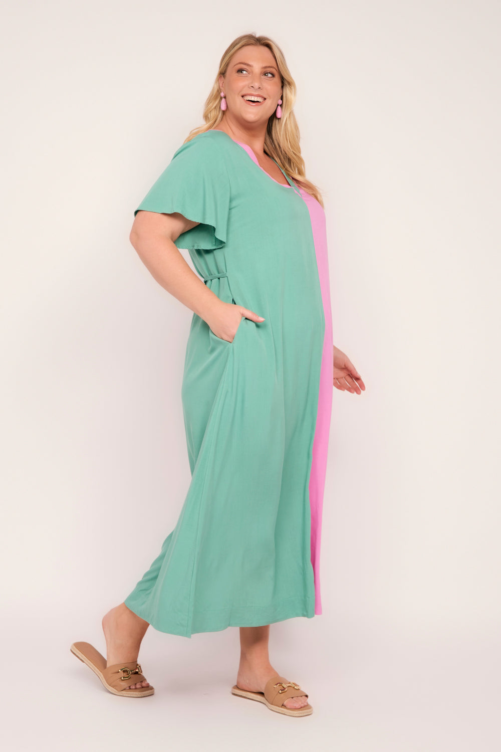 Tamryn Dress in Duo Delight