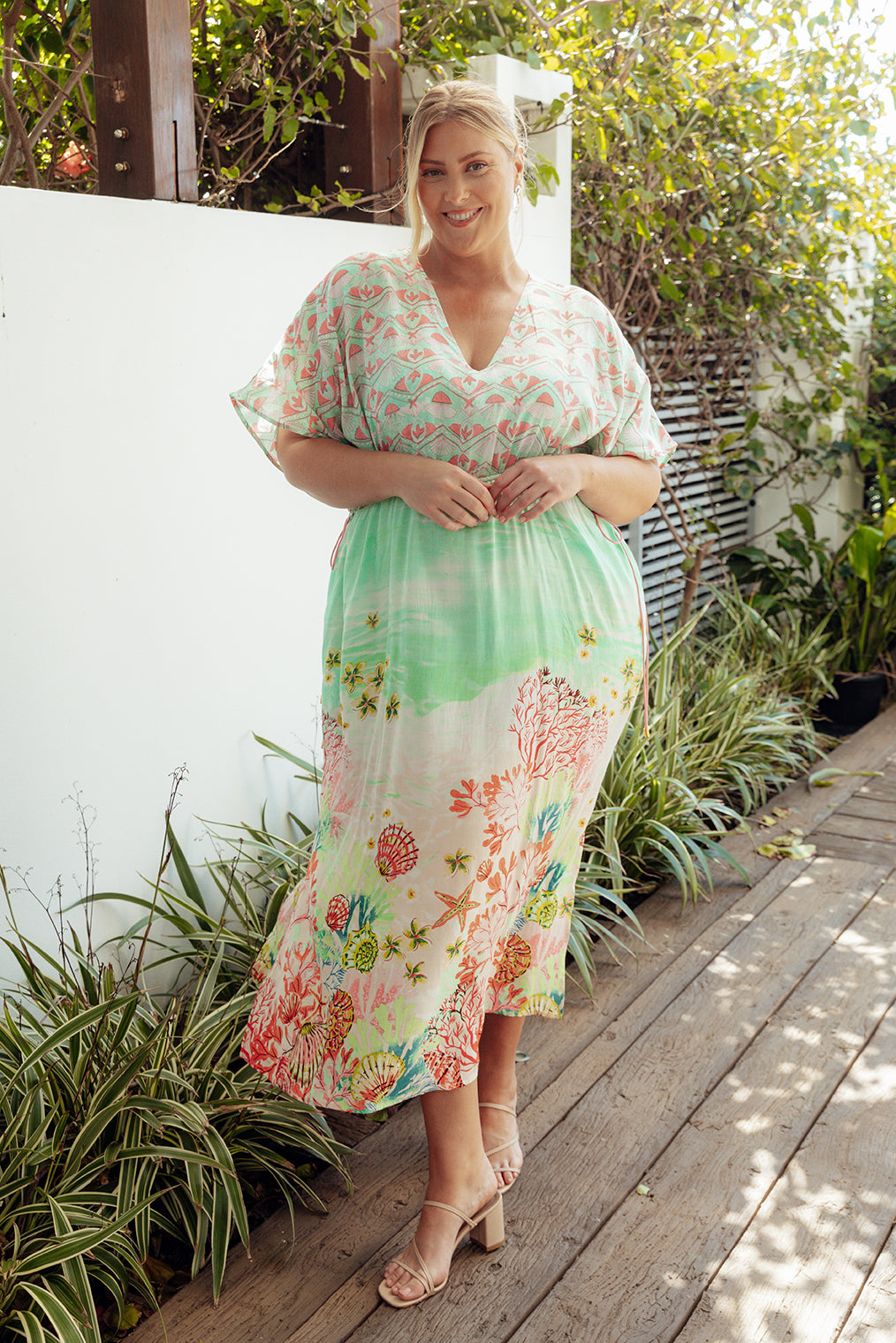 Tasha Maxi Kaftan in Seychelles