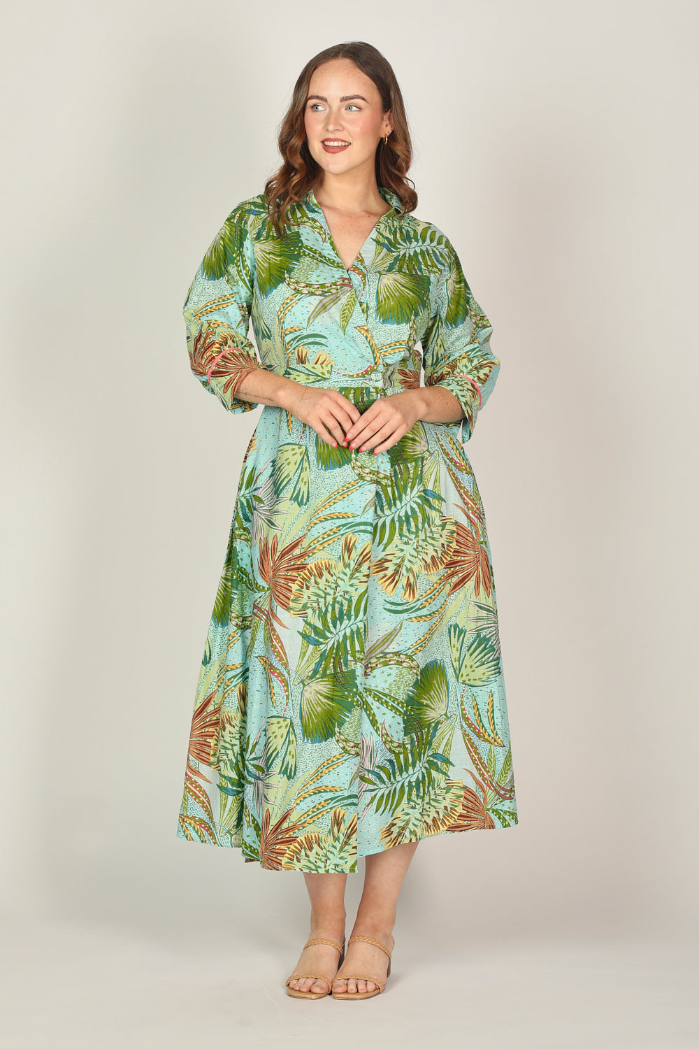 Wendy Wrap Dress in Kokomo