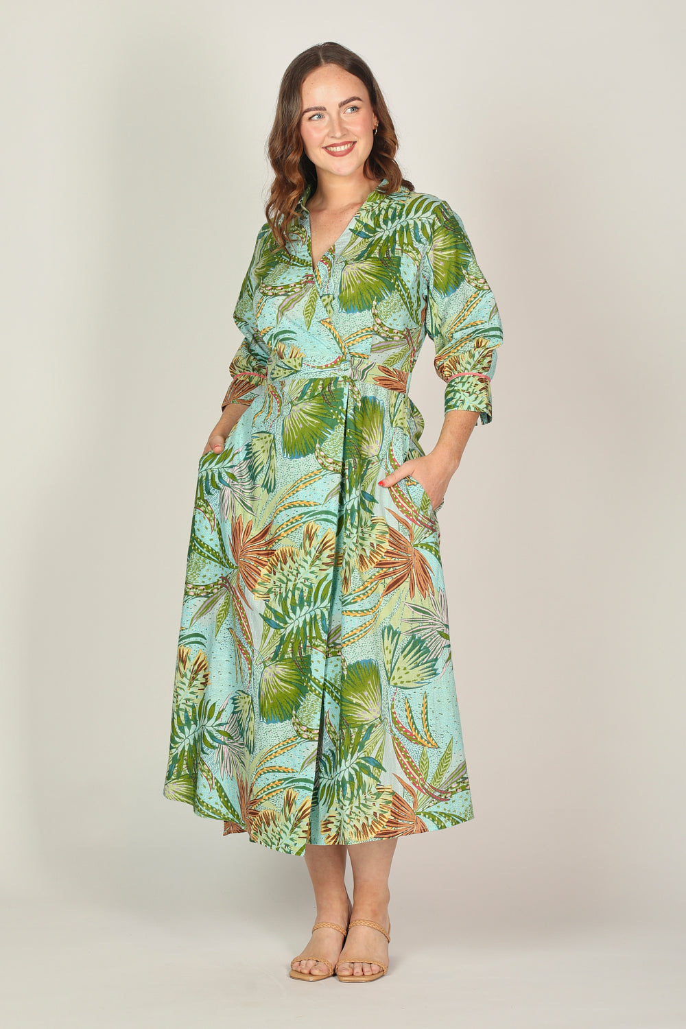 Wendy Wrap Dress in Kokomo