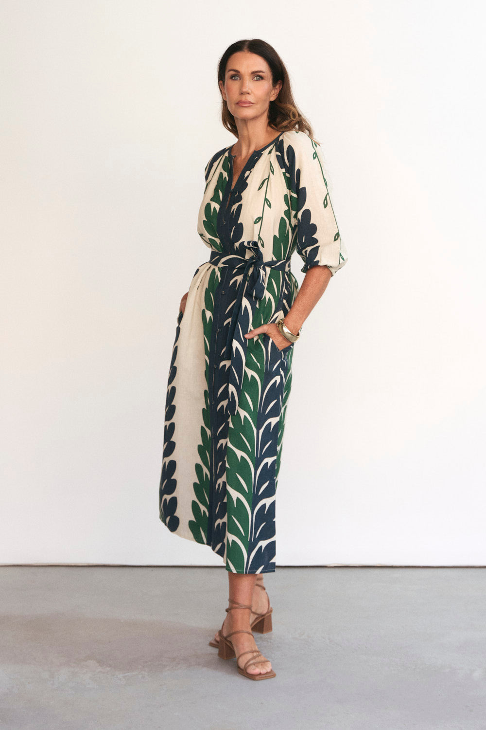 Winnie Tunic Dress in Vineline