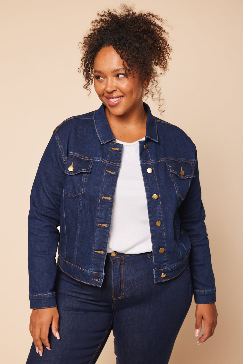 Adrift Denim Relaxed Jacket in Ink (7116176719946)